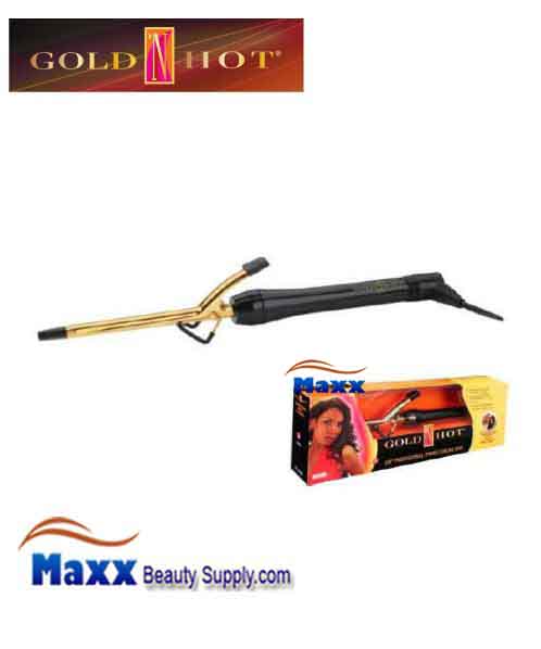 Gold N Hot 24K Gold Coated #GH9388 Spring Curling Iron - 3/8"